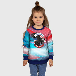 Свитшот детский Американский орел USA, цвет: 3D-синий — фото 2