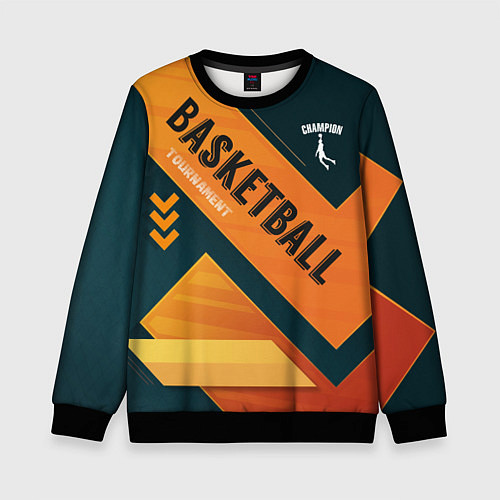 Детский свитшот Basketball Champion / 3D-Черный – фото 1