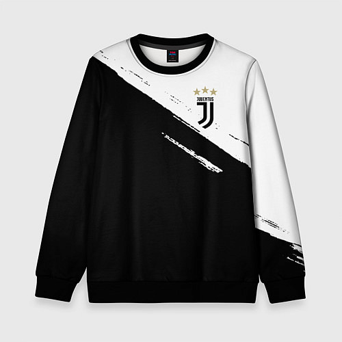 Детский свитшот Juventus маленькое лого / 3D-Черный – фото 1