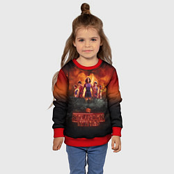 Свитшот детский ОЧЕНЬ СТРАННЫЕ ДЕЛА STRANGER THINGS, цвет: 3D-красный — фото 2