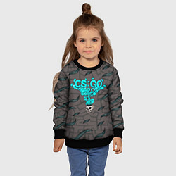 Свитшот детский CS GO СКИН USP, цвет: 3D-черный — фото 2
