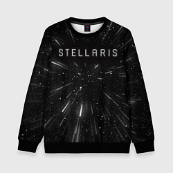 Свитшот детский Stellaris WARP, цвет: 3D-черный