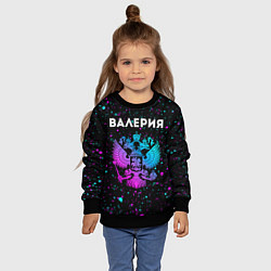 Свитшот детский Валерия Россия, цвет: 3D-черный — фото 2