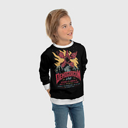 Свитшот детский Stranger Things Demogorgon, цвет: 3D-белый — фото 2