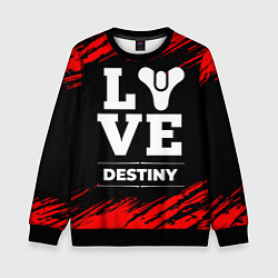 Свитшот детский Destiny Love Классика, цвет: 3D-черный