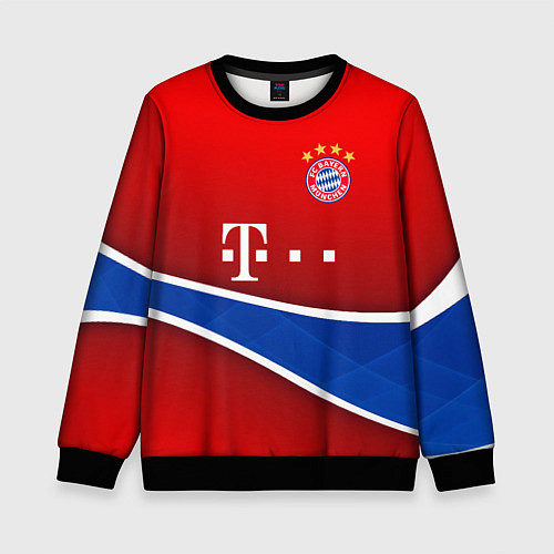 Детский свитшот Bayern munchen sport / 3D-Черный – фото 1