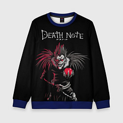 Свитшот детский Тетрадь смерти Ryuk, цвет: 3D-синий