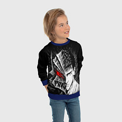 Свитшот детский БЕРСЕРК ГАТС И ДОСПЕХИ, цвет: 3D-синий — фото 2