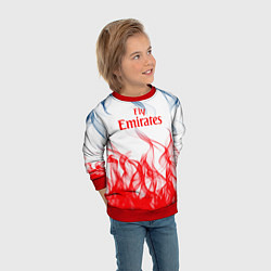 Свитшот детский Arsenal пламя, цвет: 3D-красный — фото 2