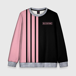 Детский свитшот BLACKPINK HALF BLACK-PINK MINI LOGO