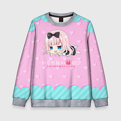 Свитшот детский Цубамэ Коясу Kaguya-sama: Love is War, цвет: 3D-меланж