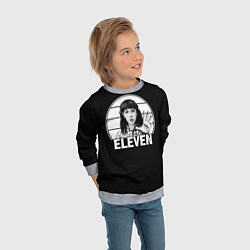 Свитшот детский ELEVEN Очень странные дела, цвет: 3D-меланж — фото 2