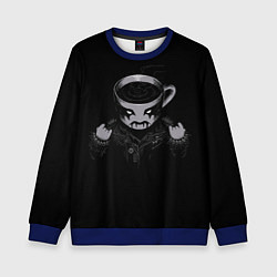 Свитшот детский Black Metal Coffee, цвет: 3D-синий