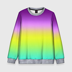 Детский свитшот Multicolored Ombre gradient