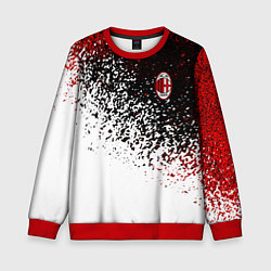 Свитшот детский Ac milan краска, цвет: 3D-красный