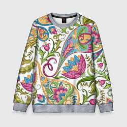 Детский свитшот Fashionable floral Oriental pattern Summer 2025