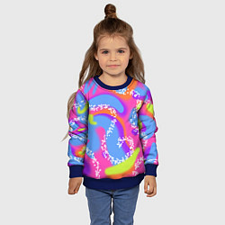 Свитшот детский Барби и Кен паттерн костюм, цвет: 3D-синий — фото 2