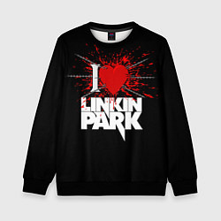 Свитшот детский Linkin Park Сердце, цвет: 3D-черный
