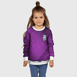 Свитшот детский Фанат ФК Уфа, цвет: 3D-белый — фото 2