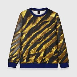 Свитшот детский Золотая Чешуя Дракона, цвет: 3D-синий