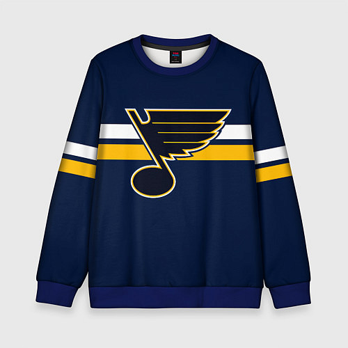 Детский свитшот Сент-Луис Блюз форма / 3D-Синий – фото 1