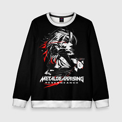 Свитшот детский Metal Gear Rising - game hero, цвет: 3D-белый