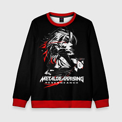 Свитшот детский Metal Gear Rising - game hero, цвет: 3D-красный
