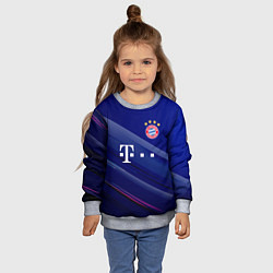 Свитшот детский Bayern munchen Абстракция, цвет: 3D-меланж — фото 2