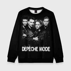 Свитшот детский Depeche Mode - black & white portrait, цвет: 3D-черный