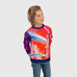 Свитшот детский Механизм в цвете, цвет: 3D-синий — фото 2