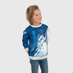 Свитшот детский Mazda - краска, цвет: 3D-белый — фото 2