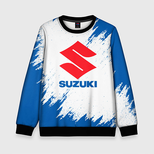 Детский свитшот Suzuki - texture / 3D-Черный – фото 1