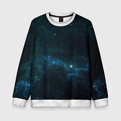 Свитшот детский Космическая туча, цвет: 3D-белый