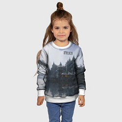 Свитшот детский STALKER Причал, цвет: 3D-белый — фото 2