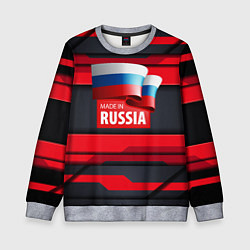 Свитшот детский Red & Black - Russia, цвет: 3D-меланж