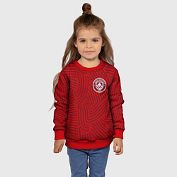 Свитшот детский Manchester City отпечатки, цвет: 3D-красный — фото 2