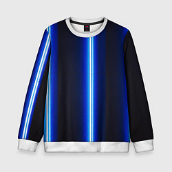 Детский свитшот Неоновое синее свечение