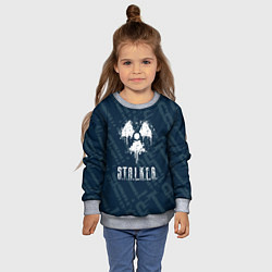Свитшот детский Stalker паттерн, цвет: 3D-меланж — фото 2