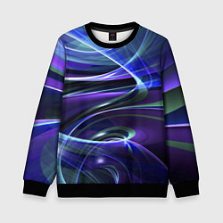 Детский свитшот Абстрактные цветные полосы