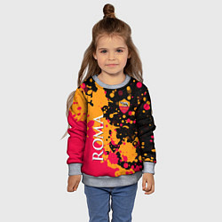 Свитшот детский Roma Краска, цвет: 3D-меланж — фото 2