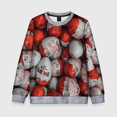Детский свитшот Фон из киндер сюрприз / 3D-Меланж – фото 1