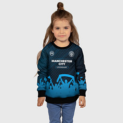 Свитшот детский Manchester City legendary форма фанатов, цвет: 3D-черный — фото 2