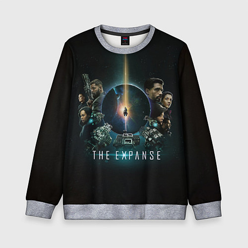 Детский свитшот The Expanse арт / 3D-Меланж – фото 1