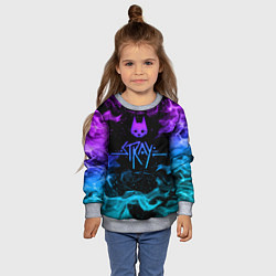 Свитшот детский Stray fire, цвет: 3D-меланж — фото 2