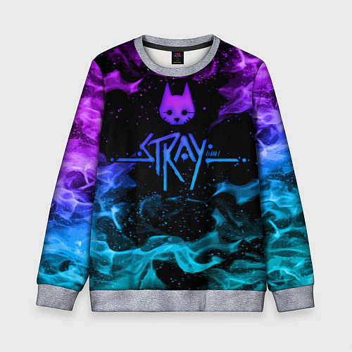 Детский свитшот Stray fire / 3D-Меланж – фото 1