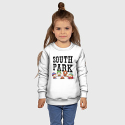 Свитшот детский South park кострёр, цвет: 3D-белый — фото 2