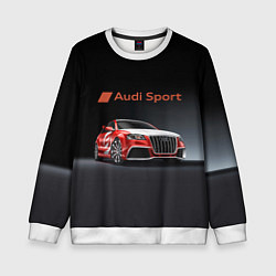 Свитшот детский Audi sport - racing team, цвет: 3D-белый