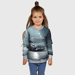 Свитшот детский Mercedes AMG - Motorsport, цвет: 3D-меланж — фото 2