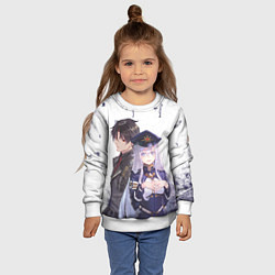 Свитшот детский Синъэй и Владилена - 86, цвет: 3D-белый — фото 2