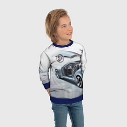 Свитшот детский Buick Riviera Concept, цвет: 3D-синий — фото 2